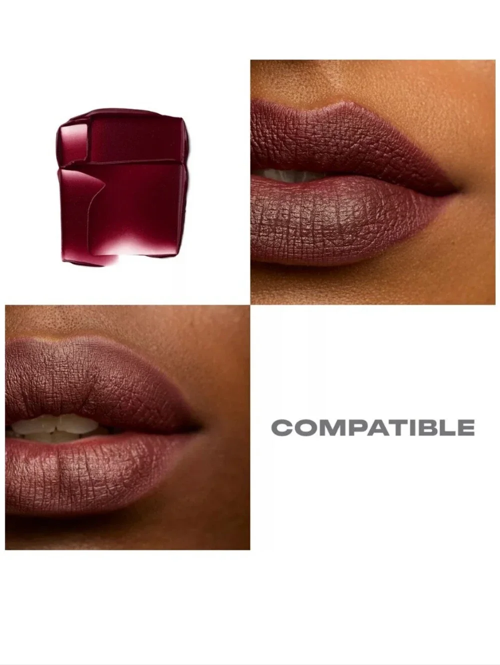 Morphe Soulmatte Velvet Lip Mousse Shade: Compatible (rich plum) 🆕
